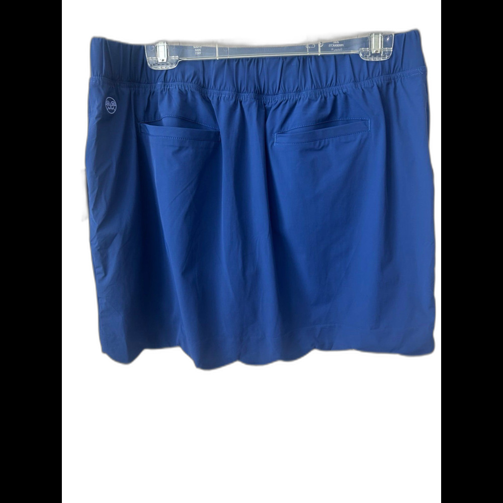 Renwick (RNWK) Scallop Hem Skort Women’s Size L Color Sky Blue Athletic Wear - Picture 3 of 11